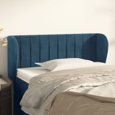 vidaXL sötétkék szövet fejtámla szárnyakkal 93x23x78/88 cm ágy és ágykellék