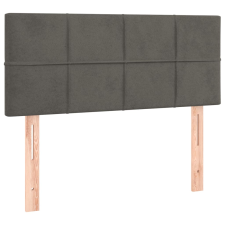 vidaXL sötétszürke bársony fejtámla 90x5x78/88 cm (346027) ágy és ágykellék