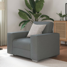 vidaXL Sötétszürke Fotel 59 cm Szövet bútor