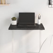 vidaXL Sötétszürke kezelt tömör tölgyfa asztallap 60x50x2 cm bútor