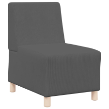 vidaXL sötétszürke kordbársony szövet kanapéfotel 55 cm (4108497) bútor