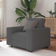 vidaXL sötétszürke kordbársony szövet kanapéfotel 60 cm bútor