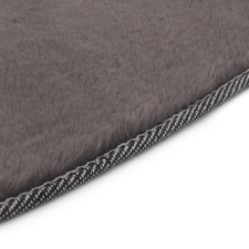 vidaXL sötétszürke műnyúlszőr szőnyeg 80 cm (285093) lakástextília