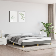 vidaXL sötétszürke szövet ágykeret fejtámlával 180 x 200 cm ágy és ágykellék