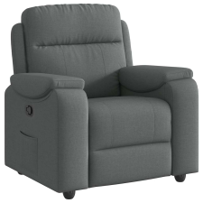 vidaXL sötétszürke szövet dönthető fotel (4015681) bútor