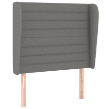vidaXL sötétszürke szövet fejtámla szárnyakkal 103 x 23 x 118/128 cm (3118087) ágy és ágykellék