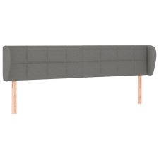 vidaXL sötétszürke szövet fejtámla szárnyakkal 163x23x78/88 cm (3117151) ágy és ágykellék