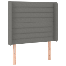 vidaXL sötétszürke szövet fejtámla szárnyakkal 93x16x118/128 cm (3119703) ágy és ágykellék