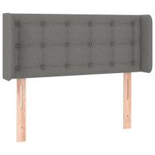 vidaXL sötétszürke szövet fejtámla szárnyakkal 93x16x78/88 cm (3119185) ágy és ágykellék