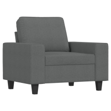 vidaXL sötétszürke szövet kanapéfotel 60 cm (359376) bútor