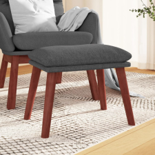 vidaXL sötétszürke szövet lábzsámoly 45 x 29,5 x 35 cm bútor