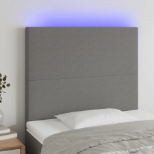 vidaXL sötétszürke szövet LED-es fejtámla 80x5x118/128 cm ágy és ágykellék