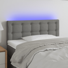 vidaXL sötétszürke szövet LED-es fejtámla 90x5x78/88 cm ágy és ágykellék