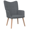 vidaXL sötétszürke szövet pihenőfotel 62 x 68,5 x 96 cm