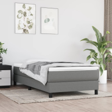 vidaXL sötétszürke szövet rugós ágykeret 100 x 200 cm ágy és ágykellék