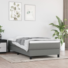 vidaXL Sötétszürke szövet zsebrugós ágymatrac 80 x 200 x 20 cm ágy és ágykellék