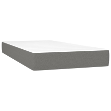 vidaXL sötétszürke szövet zsebrugós ágymatrac 90x190x20 cm (347695) ágy és ágykellék