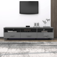 vidaXL sötétszürke tömör fenyőfa TV-szekrény 158 x 40 x 40 cm bútor