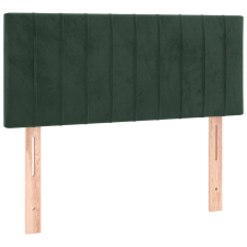 vidaXL sötétzöld bársony fejtámla 100x5x78/88 cm (346239) ágy és ágykellék