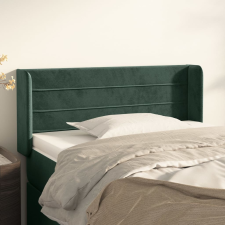 vidaXL sötétzöld bársony fejtámla 103x16x78/88 cm ágy és ágykellék