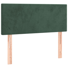 vidaXL sötétzöld bársony fejtámla 90x5x78/88 cm (345761) ágy és ágykellék