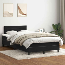 vidaXL sötétzöld bársony rugós ágy matraccal 80x220 cm ágy és ágykellék