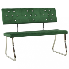 vidaXL sötétzöld bársonypad 110 cm bútor