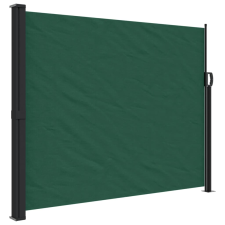 vidaXL sötétzöld behúzható oldalsó napellenző 160 x 600 cm kerti bútor
