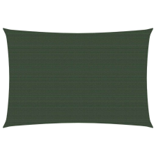 vidaXL sötétzöld HDPE napvitorla 160 g/m² 3 x 4 m kerti bútor