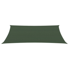 vidaXL sötétzöld HDPE napvitorla 160 g/m² 3 x 6 m kerti bútor