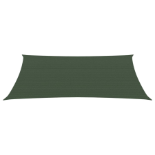 vidaXL sötétzöld HDPE napvitorla 160 g/m² 5 x 6 m kerti bútor