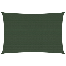 vidaXL Sötétzöld HDPE napvitorla 160 g/m² 6 x 7 m kerti bútor