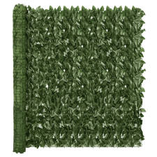vidaXL sötétzöld leveles erkélyparaván 200 x 150 cm (367842) kerti bútor