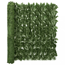 vidaXL sötétzöld leveles erkélyparaván 500 x 100 cm kerti bútor