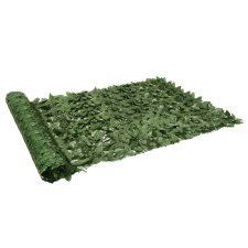 vidaXL sötétzöld leveles erkélyparaván 500 x 150 cm (315493) kerti bútor