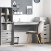 vidaXL Számítógépasztal Szürke sonoma MDF 100 x 40 x 76 cm Egyszerű
