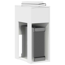 vidaXL számítógépes toronyállvány fiókkal fehér 30x44x74 cm íróasztal