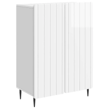 vidaXL Széf Magasfényű Fehér 66 x 34,5 x 92 cm Szerelt Fa bútor