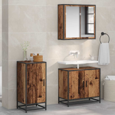 vidaXL Széf Régi fa 35 x 35.5 x 76 cm Faanyag bútor