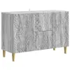 vidaXL Széf Szürke Sonoma 89 x 34,5 x 60 cm Szerelt Fa
