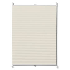 vidaXL Szét Húzható Roló 80x125cm Krém (240634) lakástextília