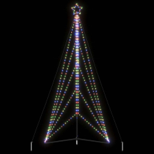 vidaXL színes fehér karácsonyfa fénykúp 615 LED-del 404,5 cm műfenyő