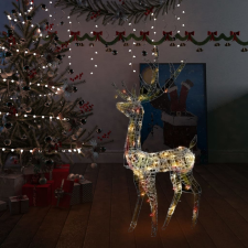 vidaXL színes rénszarvasos karácsonyi dekoráció 140 LED-del 120 cm karácsonyfa izzósor
