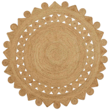 vidaXL Szőnyeg Barna Ø 210 cm Juta lakástextília