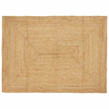 vidaXL Szőnyeg Bézs 140 x 200 cm Juta lakástextília