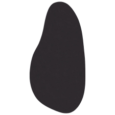 vidaXL Szőnyegek Fekete Poliészter 100 x 200 cm Dekoratív Betétek (4103797) lakástextília