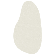 vidaXL Szőnyegek Krém Poliészter 80 x 150 cm Hangelnyelő (4103768) lakástextília