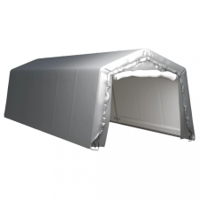 vidaXL szürke acél tárolósátor 300 x 900 cm kerti tárolás