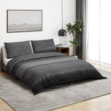 vidaXL szürke ágyneműhuzat-garnitúra 260x220 cm pamut lakástextília