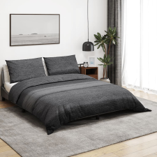 vidaXL szürke ágyneműhuzat-garnitúra 260x240 cm pamut lakástextília